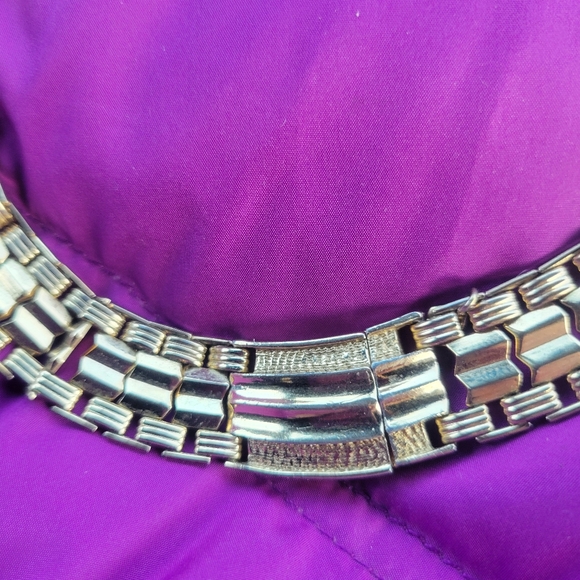 Sarah Coventry 15" vintage 1950-1960 snap goldtone necklace - Picture 3 of 9